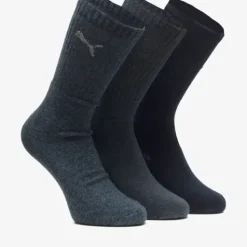 Puma 3 paar crew sportsokken New