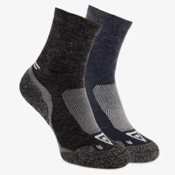 Osaga 2 paar dames wandelsokken blauw zwart