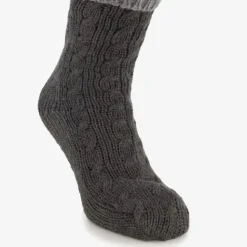 Scapino 1 paar gebreide heren huissokken met antislip Discount