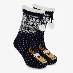 Scapino 1 paar heren huissokken kerst met antislip