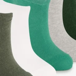 Scapino 5 paar kinder sneakersokken groen grijs Sale