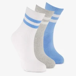 Scapino 3 paar kinder sportsokken blauw wit Sale