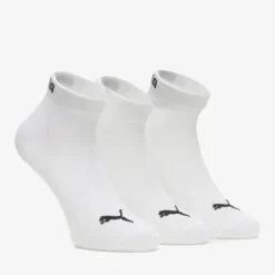 Puma 3 paar Quarter Plain sokken wit Online