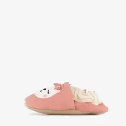 Thu!s Baby sloffen roze met kat Best