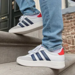 Adidas Barreda heren sneakers wit rood Best