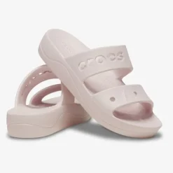 Crocs Baya Platform dames slippers lichtroze Sale