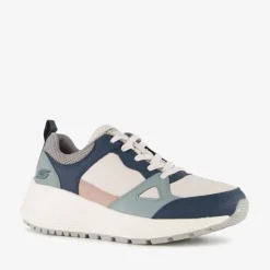 Skechers Bobs Sparrow 2.0 dames sneakers wit blauw Hot