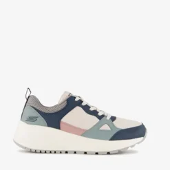 Skechers Bobs Sparrow 2.0 dames sneakers wit blauw Hot