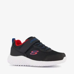 Skechers Bounder kinder sneakers zwart rood Hot