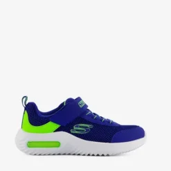 Skechers Bounder Tech jongens sneakers blauw