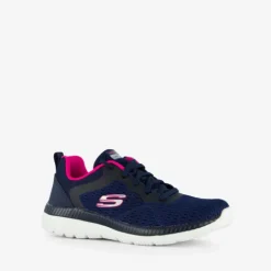 Skechers Bountiful Quick Path dames sneakers blauw Online