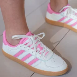 Adidas Breaknet Sleek meisjes sneakers wit roze Outlet