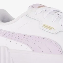 Puma Carina 3.0 dames sneakers wit paars Discount