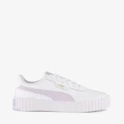 Puma Carina 3.0 dames sneakers wit paars Discount
