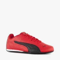 Puma Catch AC PS kinder sneakers rood zwart