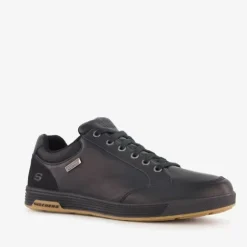 Skechers Cavell Sparkman leren sneakers zwart Outlet