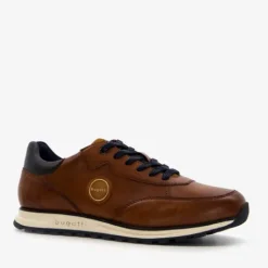 Bugatti Cirino leren heren sneakers cognac bruin Online