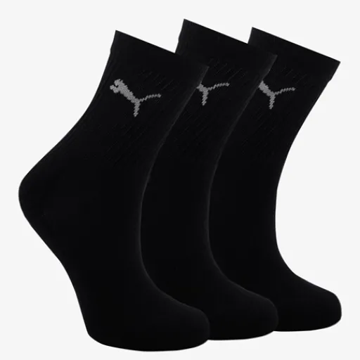 Puma Crew kinder sokken 3 paar zwart Discount