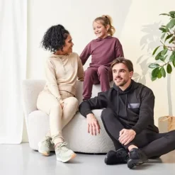 Osaga Cropped dames hoodie beige Sale