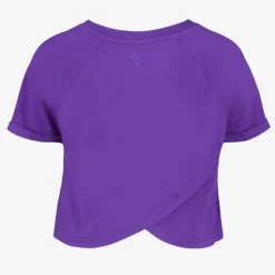 Osaga Cropped meisjes sport T-shirt paars Outlet