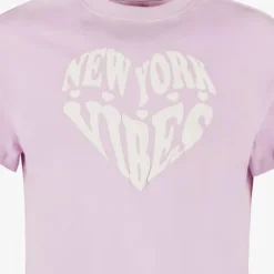 TwoDay Cropped meisjes T-shirt lila Outlet