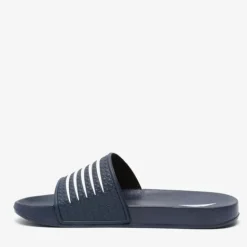 Dutchy Dames badslippers blauw wit Hot