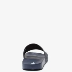 Dutchy Dames badslippers blauw wit Hot