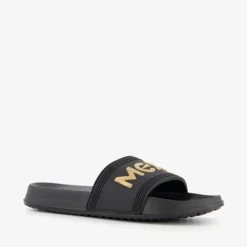 Mexx Dames badslippers zwart goud