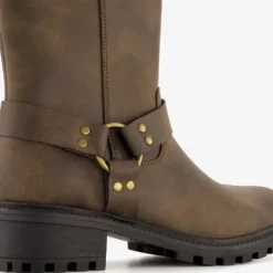 Blue Box Dames biker boots bruin
