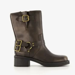 Blue Box Dames biker boots bruin Sale