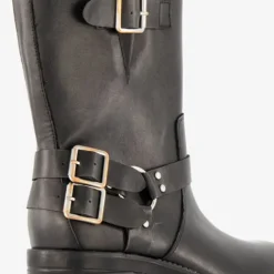 Blue Box Dames biker boots zwart