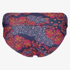 Osaga Dames bikinibroekje met overslag print blauw Hot