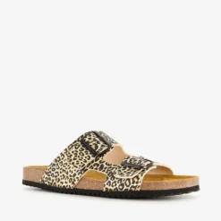 Hush Puppies Dames bio slippers luipaardprint Hot