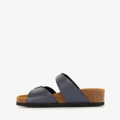 Hush Puppies Dames bio slippers met sleehak zwart Hot