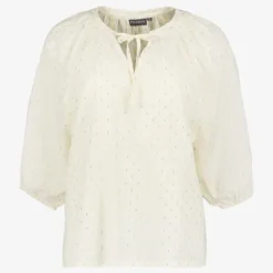 TwoDay Dames blouse met lurex wit Clearance