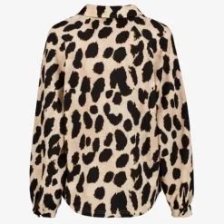 TwoDay Dames blouse met panterprint beige zwart Sale