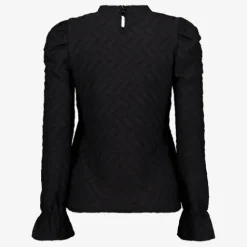 TwoDay Dames blouse met structuur zwart Best