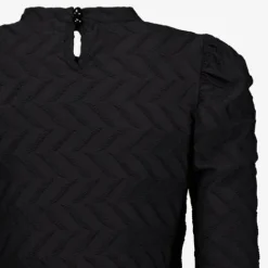 TwoDay Dames blouse met structuur zwart Best