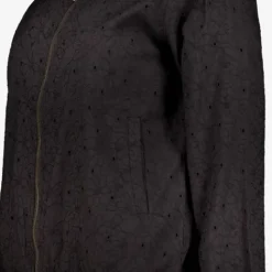 TwoDay Dames broderie bomberjack zwart New