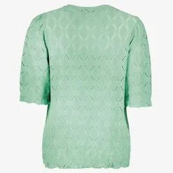 TwoDay Dames broderie shirt mintgroen Clearance