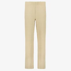 TwoDay Dames broek met structuur in stof beige Best