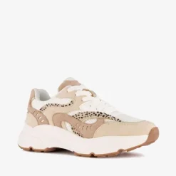 Blue Box Dames dad sneakers beige wit Discount