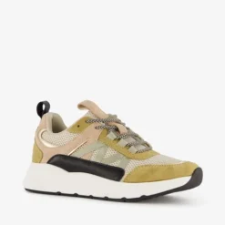 Blue Box Dames dad sneakers groen beige Sale