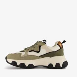 Blue Box Dames dad sneakers kaki groen New