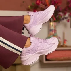 Blue Box Dames dad sneakers lila New