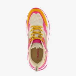 Blue Box Dames dad sneakers roze oranje New