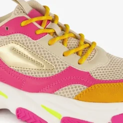 Blue Box Dames dad sneakers roze oranje New