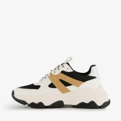 Blue Box Dames dad sneakers wit beige Discount