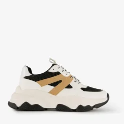 Blue Box Dames dad sneakers wit beige Discount