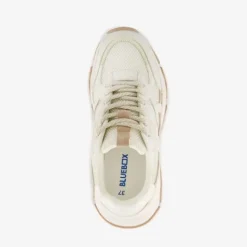 Blue Box Dames dad sneakers wit beige